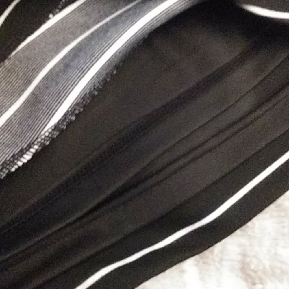 TRIBAL Black & White Asymmetrical Striped Skirt - Picture 5 of 5